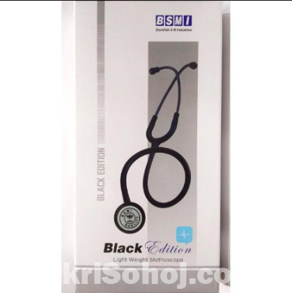 BSMI Lightweight Stethoscope (Black Edition)